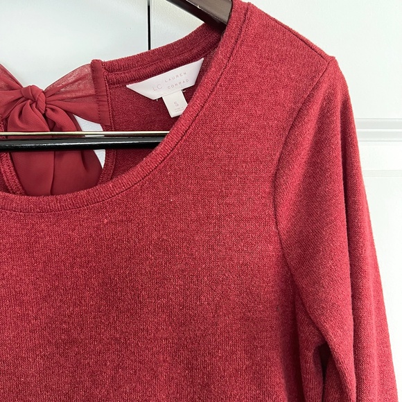 Red Sweater Size Small Lauren Conrad Womens - Picture 2 of 3